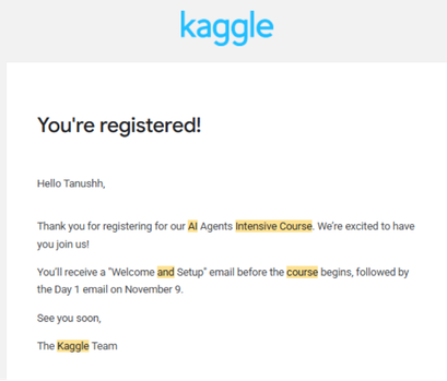 5-Day AI Intensive Course by Google & Kaggle — photo 2 of 2
