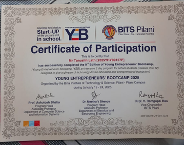 Young Entrepreneurship Bootcamp by BITS Pilani — photo 3 of 3