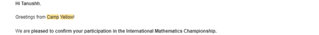 Camp Yellow International Mathematics Competition — photo 4 of 5