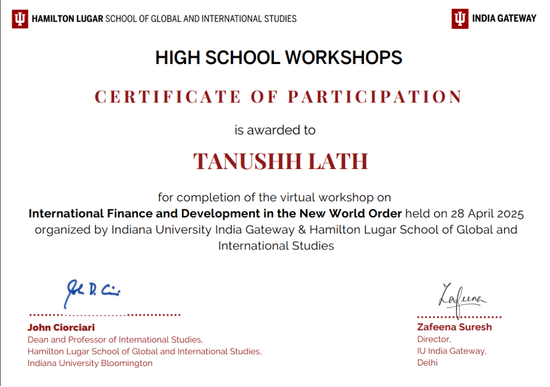 International Finance and Development Workshop by Indiana University — photo 1 of 1