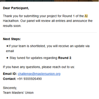 Master's Union – AI Hackathon — photo 2 of 2